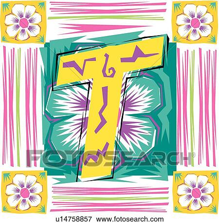 Initial Caps T View Large Clip Art Graphic Clip Art - Initial Caps T. Fotosearch