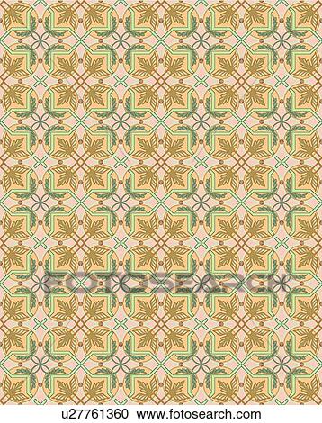 Clipart - Leaf background pattern. Fotosearch