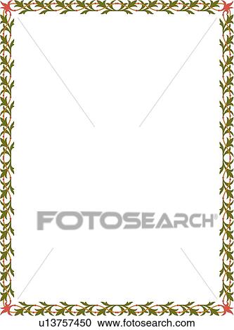Leaf Border View Large Clip Art Graphic Clipart - Leaf Border. Fotosearch