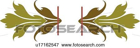 Leaves with copy space View Large Clip Art Graphic Clip Art - Leaves with copy space . Fotosearch