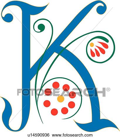 Letter K View Large Clip Art Graphic Clip Art - Letter K. Fotosearch