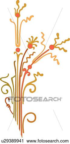 Lines and circles with swirls View Large Clip Art Graphic Clipart - Lines and circles with swirls . Fotosearch