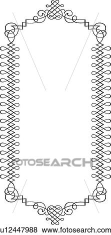 Loop Calligraphic Design View Large Clip Art Graphic Clip Art - Loop Calligraphic Design. Fotosearch