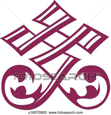 Clipart - Magenta knot . Fotosearch
