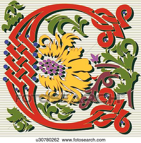 Masselle Capital C View Large Clip Art Graphic Clipart - Masselle Capital C. Fotosearch