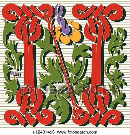 Masselle Capital N View Large Clip Art Graphic Clipart - Masselle Capital N. Fotosearch
