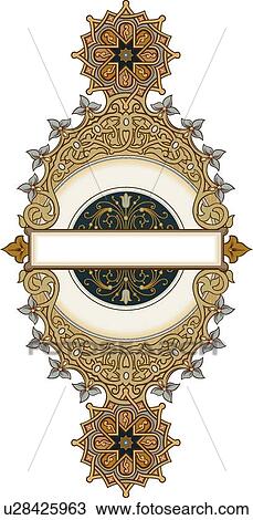 Medieval style gold, brown and grey Banner View Large Clip Art Graphic Clipart - Medieval style gold, brown and grey Banner. Fotosearch