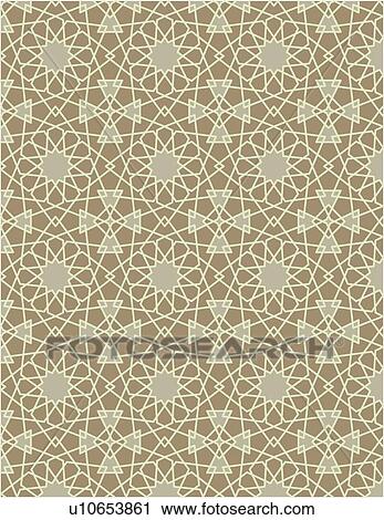 Clipart - Modern brown and cream background pattern . Fotosearch