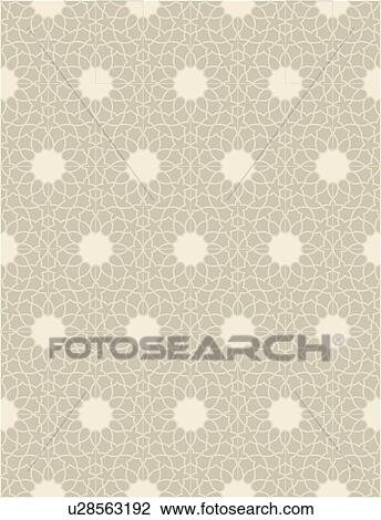 Clipart - Modern cream and grey background pattern. Fotosearch