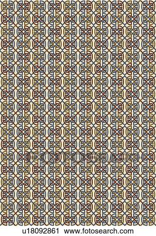 Modern knot background pattern View Large Clip Art Graphic Clipart - Modern knot background pattern. Fotosearch