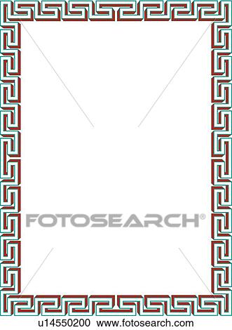 Modern Line Border View Large Clip Art Graphic Clipart - Modern Line Border. Fotosearch