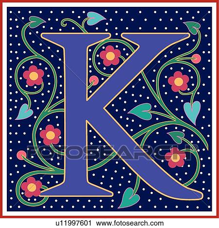 Nabel Capital K View Large Clip Art Graphic Clipart - Nabel Capital K. Fotosearch