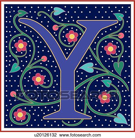 Nabel letter Y View Large Clip Art Graphic Clipart - Nabel letter Y. Fotosearch