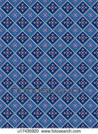 Navy blue and pink floral background pattern View Large Clip Art Graphic Clipart - Navy blue and pink floral background pattern. Fotosearch