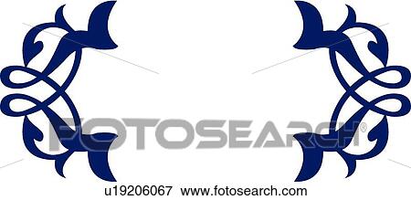 Clip Art - Navy header with copy space . Fotosearch