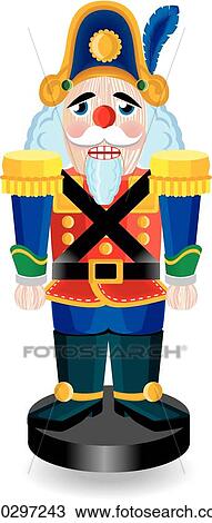 Nutcracker View Large Clip Art Graphic Clipart - Nutcracker. Fotosearch