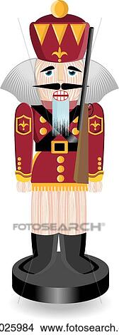 Clipart - Nutcracker. Fotosearch