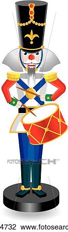 Clipart - Nutcracker. Fotosearch