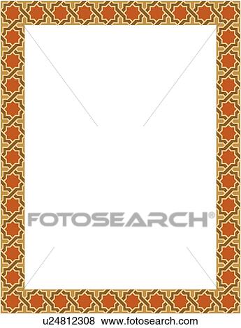 Orange and Brown Border View Large Clip Art Graphic Clip Art - Orange and Brown Border. Fotosearch
