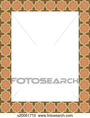 Orange and Brown Border View Large Clip Art Graphic Clipart - Orange and Brown Border. Fotosearch