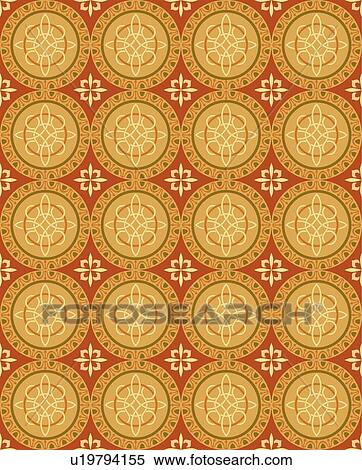 Orange and Gold Circle Background Pattern View Large Clip Art Graphic Clipart - Orange and Gold Circle Background Pattern. Fotosearch