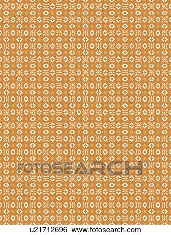 Clip Art - Orange and Green Background Pattern. Fotosearch