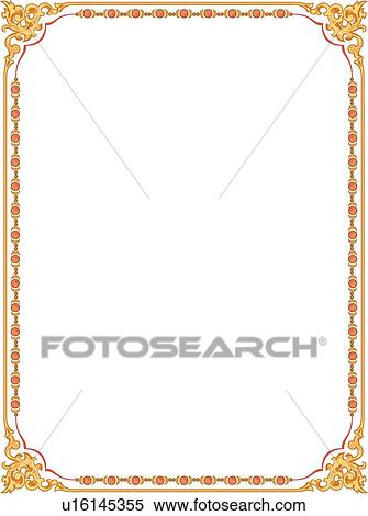 Orange and Yellow Border View Large Clip Art Graphic Clipart - Orange and Yellow Border. Fotosearch