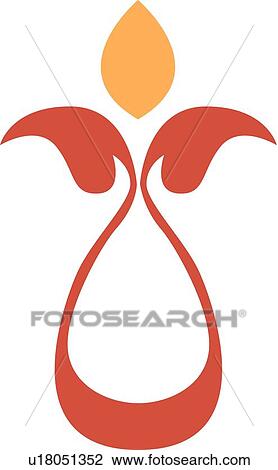 Orange angel View Large Clip Art Graphic Clipart - Orange angel . Fotosearch