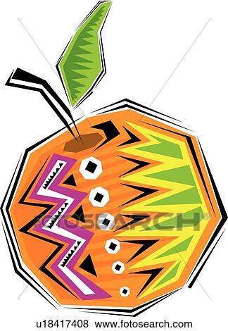 Orange View Large Clip Art Graphic Clip Art - Orange. Fotosearch