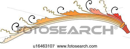 Orange Design Printer Ornament View Large Clip Art Graphic Clip Art - Orange Design Printer Ornament. Fotosearch
