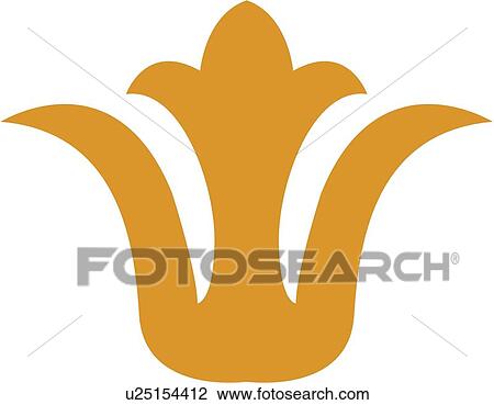 Orange flower View Large Clip Art Graphic Clipart - Orange flower. Fotosearch