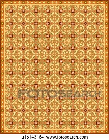 Clipart - Orange, Green and Red Background Pattern. Fotosearch