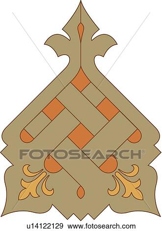 Orange, green and yellow, leaf Design Ornament View Large Clip Art Graphic Clip Art - Orange, green and yellow, leaf Design Ornament. Fotosearch