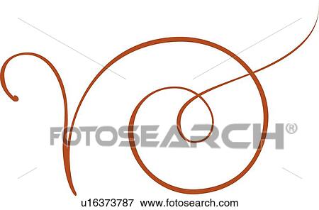 Orange swirls View Large Clip Art Graphic Clip Art - Orange swirls . Fotosearch
