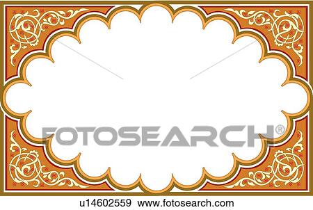 Orange, Yellow and Brown Arabesque Design View Large Clip Art Graphic Clip Art - Orange, Yellow and Brown Arabesque Design. Fotosearch