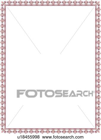 Ornate Border View Large Clip Art Graphic Clip Art - Ornate Border. Fotosearch