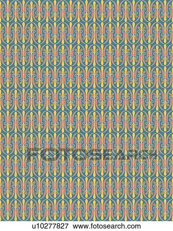 Oval green pink and cream background pattern View Large Clip Art Graphic Clip Art - Oval green pink and cream background pattern. Fotosearch
