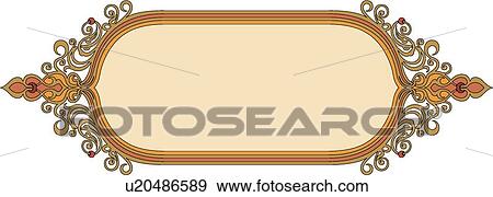 Oval with leaf detail and copy space View Large Clip Art Graphic Clip Art - Oval with leaf detail and copy space. Fotosearch