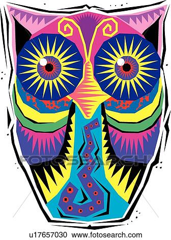 Owl View Large Clip Art Graphic Clipart - Owl. Fotosearch
