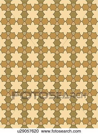 Peach star brown background pattern View Large Clip Art Graphic Clipart - Peach star brown background pattern. Fotosearch
