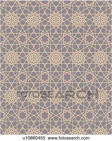 Clipart - Pink cream and purple background pattern. Fotosearch