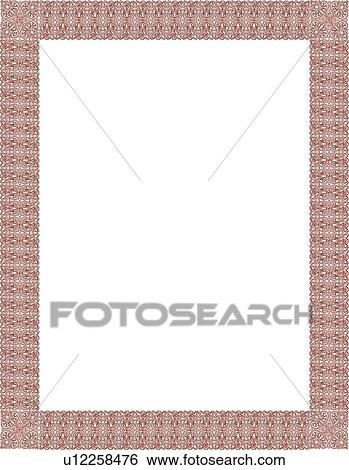 Pink Delicate Border View Large Clip Art Graphic Clip Art - Pink Delicate Border. Fotosearch