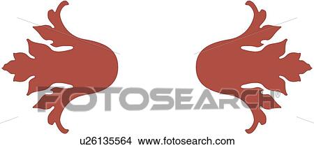 Clipart - Pink flowers with copy space. Fotosearch