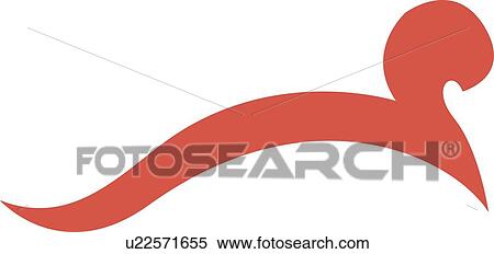 Pink line with swirl View Large Clip Art Graphic Clipart - Pink line with swirl . Fotosearch