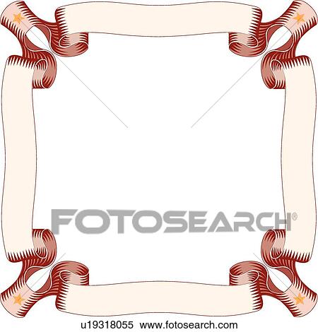 Pink ribbon frame with copy space View Large Clip Art Graphic Clipart - Pink ribbon frame with copy space. Fotosearch