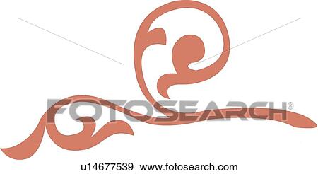 Pink swirl View Large Clip Art Graphic Clip Art - Pink swirl. Fotosearch