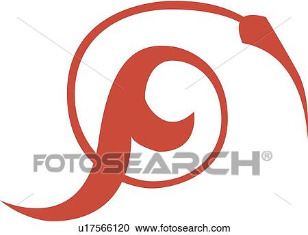 Pink swirl View Large Clip Art Graphic Clipart - Pink swirl . Fotosearch