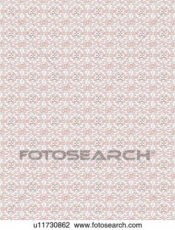 Clipart - Pretty pink background pattern. Fotosearch