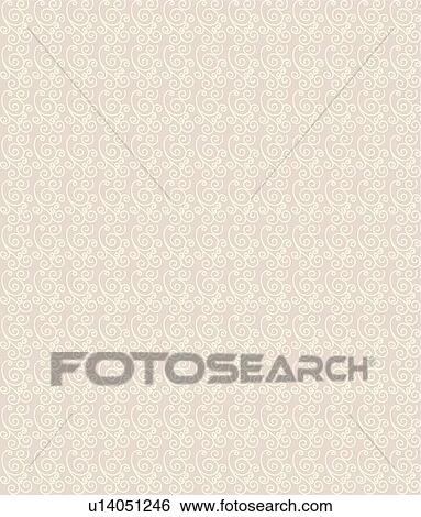 Pretty swirl pink and cream background pattern View Large Clip Art Graphic Clip Art - Pretty swirl pink and cream background pattern. Fotosearch