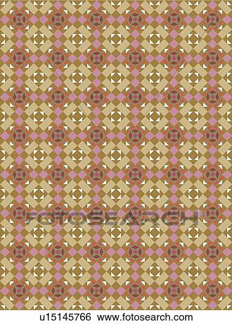 Clip Art - Purple and Brown Diamond Background Pattern. Fotosearch